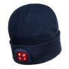 Шапка B028NAR Portwest з 2 LED фонариками, темно-синяя
